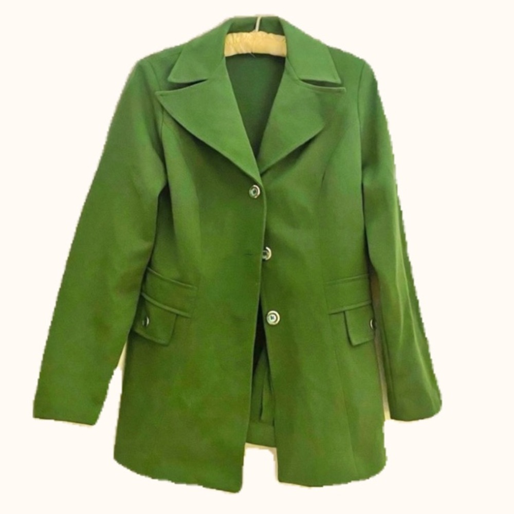 Vintage 70s Green Blazer